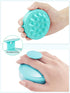 HEETA Scalp Massager for Hair Growth, Soft Silicone Shampoo Brush for Dandruff Removal, Green