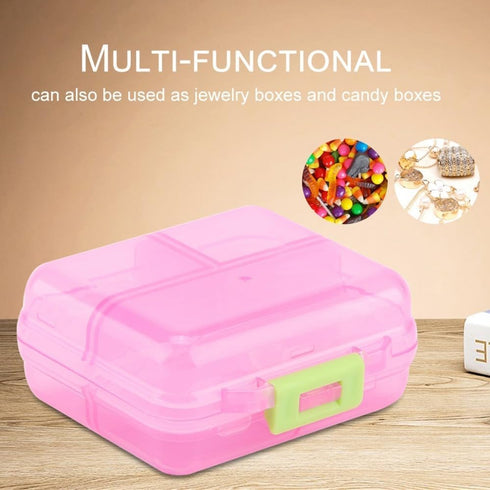 MOPFOL 7 Grids Weekly Pills Organizer - Portable Medicines Case for Travel, Leak-Proof Compartments with Secure