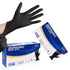 KKD Disposable Latex Free & Powder Free Gloves, 100 Count Black Nitrile for Cleaning & Food Handling