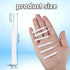 Patelai 60 Pcs Mini Shower Head Cleaner Picks, Anti Clogging Nylon Cleaning Brush for Shower, Window Slot, Keyboard