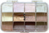 Mango 12 Sections Empty Makeup Palette - Depotting Case for Custom Makeup Organization