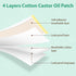 MuseLuxe 40 Bottle(8oz),Cotton Pack Pcs Castor Oil Patches with Castor Oil Organic Cold Pressed Unrefined Glass Caster