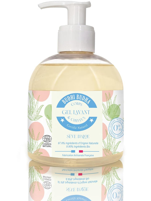 3-in-1 Natural Kids Body Wash, Shampoo, Hand Wash - ECOCERT Natural Body Wash, Kids Bubble Bath, Made in France