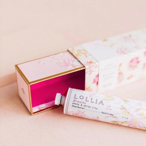 LOLLIA Handcreme, 4 oz Breath Scented Hand Cream for Women, Moisturizing Lotion