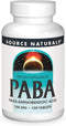 Source Naturals PABA 100 mg Dietary Supplement 100 Tablets | Para-Amino Benzoic Acid