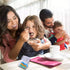 FAMILIFE Floss Picks, 120 Pcs Kid's Dental Floss Cleaner, 4 Travel Cases, Helps Fight Tooth Decay