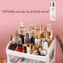 Makeup Organizer with 3 Drawers, Plastic Storage for Vanity, Large Capacity Cosmetic Display Cases for Skin Care
