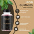 Black Girl Vitamins - Iron Gummies (20 mg), Supports Iron Deficiency & Anemia, Gluten-Free, Gelatin Free, Made in The USA (Grape, 60 Count) 30 Day Supply