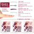 MEET ACROSS 9D Cat Eye Gel Nail Polish Set - 6 Colors Soak Off UV LED Light Magnetic Gel Kit with Free Magnet Stick