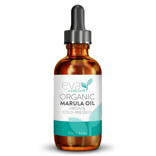 Organic Marula Oil for Face and Hair, 100% Virgin Moisturizing Beauty Oil, 2oz