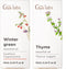 Wintergreen Essential Oil for Diffuser & Thyme Oil for Hair Set -