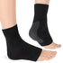 Hpmjz 2 PCS Achilles Tendon Heel Protector Ankle Support Sock Open Toe ompression