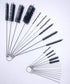 Nylon Cleaning Brush Set, 25pcs Tube Brush for Drink Straws, Hummingbird Feeders, Airbrushes, Keyboards
