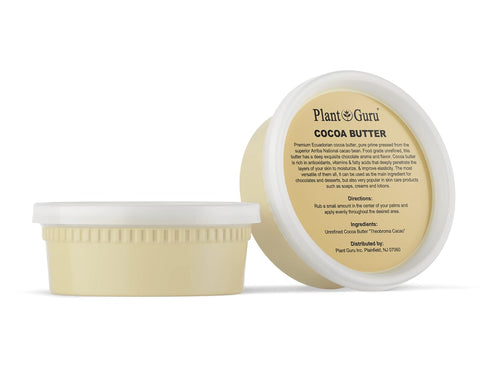 Raw Cocoa Butter 8 oz, 100% Pure Natural Unrefined FOOD GRADE for Chocolate Making, Soap, Lip Balm, Moisturizer