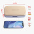 Hostda 9-Compartment Magnetic Pill Organizer - Daily Pill Case with Adjustable Compartments, Waterproof Silicone Seal