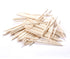 HOOMBOOM 100Pcs Double Sided Cuticle Pusher Remover Nail Art Tool, Orange Wood Sticks for Nails, Manicure Pedicure