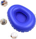 LiXiongBao Portable Air Bedpan, Inflatable Cushions Potty for Home Hospital Elderly Bedridden, Washable Air Inflation