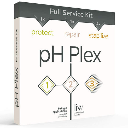 pH Plex Full Service Kit, Hair Care Treatment for Home Hair Color & Bleach, 1 Month Supply