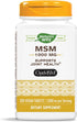 Nature's Way MSM 1000 mg, Joint Health Supplement, 200 Tablets, Gluten-Free & Vegan