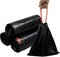 5 Gallon Drawstring Trash Bags, Flat Bottom Garbage Bag, Black, 110 Counts/3 Rolls