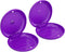 2 Pack Retainer Cases - Solid Orthodontic Retainer Case (Purple)