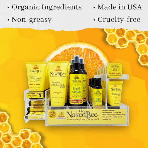 The Naked Bee Coconut & Honey Foam Soap (12 oz) Liquid Foaming Hand Soap - Mild Cleanser for Clean and Soft Hands