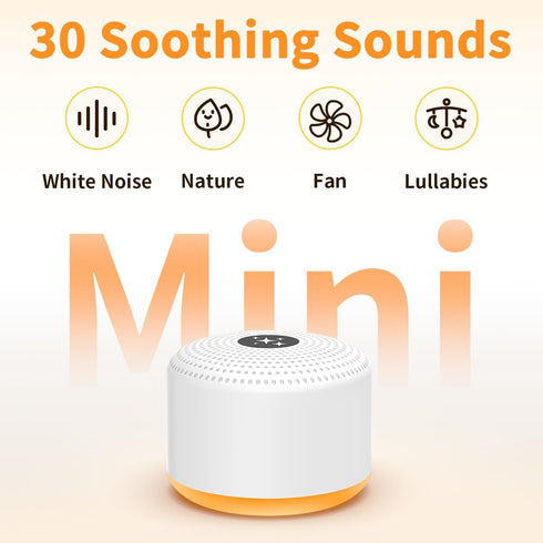 Soothing Sounds 30 12 5 32 4 White Noise Machine Portable Sleep Machines with Relaxing Sounds Color Options Adjustable