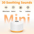 Soothing Sounds 30 12 5 32 4 White Noise Machine Portable Sleep Machines with Relaxing Sounds Color Options Adjustable
