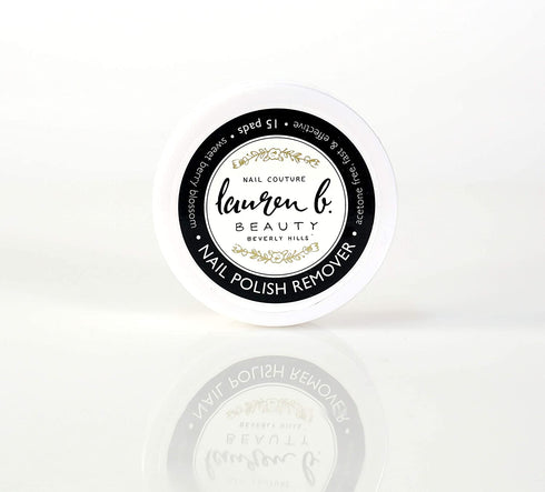 Lauren B. Gel Nail Polish Remover Pads, Nail Cleaner Wipes for Women, Nail Care Products