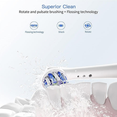 Replacement Toothbrush Heads for Oral B Braun - 12 Pack Professional Electric Brush Heads Compatible