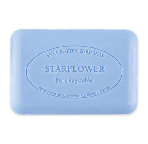 Pre de Provence Artisanal Soap Bar 8.8 Ounce, Starflower - Enriched with Organic Shea Butter, Natural French Skincare