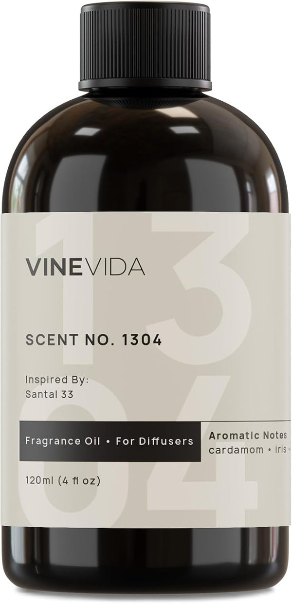 VINEVIDA Santal Bliss Fragrance Oil, 4 Fl Oz, Essential Oils for Diffuser Oil Refill