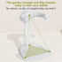 loyliawa Foldable Baby Shower Stand with Armrest, High Stability Adjustable Height Baby Shower Standing Support