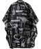 Professional Waterproof Hair Styling Cape, Nylon Haircutting Salon Gown with Snap Closure - 50" x 60"