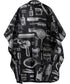 Professional Waterproof Hair Styling Cape, Nylon Haircutting Salon Gown with Snap Closure - 50" x 60"