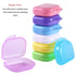 6 Pieces Retainer Case Mouth Guard Storage Container with Carabiner Hook and Air Vent Holes for Dental Teeth
