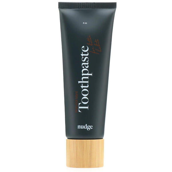 Nudge 10% Nano-Hydroxyapatite Toothpaste, Fluoride-Free, SLS Free, All Natural Ingredients, Mild Mint, 4 oz