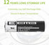 EEMB ER14505 Nonrechargeable 3.6V Lithium Battery Li-SOCL2 AA Size 2600mAh High Capacity Single-Use