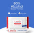 Pack 2 80% (40 Counts) Latalia Hand Wipes of | Alcohol Hand Sanitizer Wipes for Hands & Face Moisturizing, Gentle