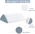 Knee Wedge Pillow, Bed Wedge Pillow for Sleeping, After Surgery Leg Pillow for Knee Pain Relief, Back Pain, Sciatica,