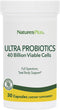 Natures Plus Ultra Probiotics - Maximum Strength Digestive Supplement - 30 Vegetarian Capsules