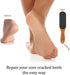 Pumice Stone Foot File, Wooden Pedicure Scrubber with Handle for Callus and Dead Skin Removal