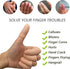 Gel Finger Protectors - Silicone Fingertips Protection for Trigger Finger, Arthritis, and Other Finger Pain Relief