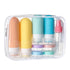 16 Pack Travel Bottles Set, TSA Approved Leak Proof Silicone Containers for Toiletries (16 pcs, White Pack)