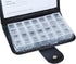 HONITANO 28 Weekly Portable Pill Organizer Compartments Large Capacity Medicine Storage Box with Leather Case for Daily