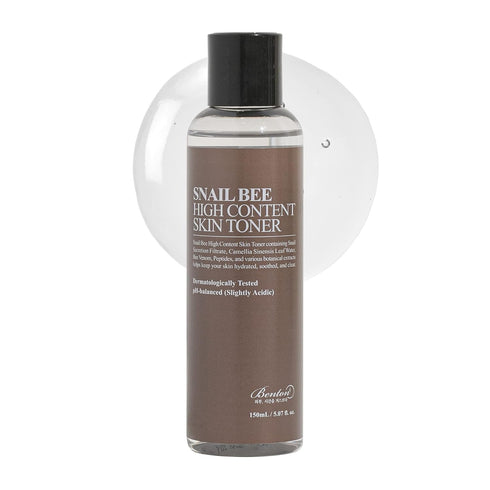 BENTON Snail Bee High Content Skin Toner, Snail Mucin Essence Toner for Korean Skin Care and Moisturizing