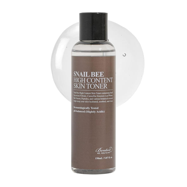 BENTON Snail Bee High Content Skin Toner, Snail Mucin Essence Toner for Korean Skin Care and Moisturizing