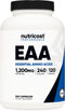 Nutricost EAA Capsules 1200mg - Essential Amino Acids, 240 Capsules, Non-GMO, Gluten Free & Vegan