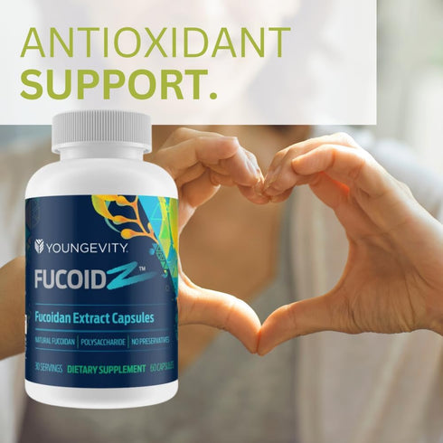 Youngevity FucoidZ - Pure Organic Maritech Fucoidan Extract & Cofactors | Immune Support | 60 Capsules