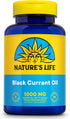 NATURE'S LIFE Black Currant Seed Oil 1000mg, 60 Softgels - Natural Source of Omega 6 & 3